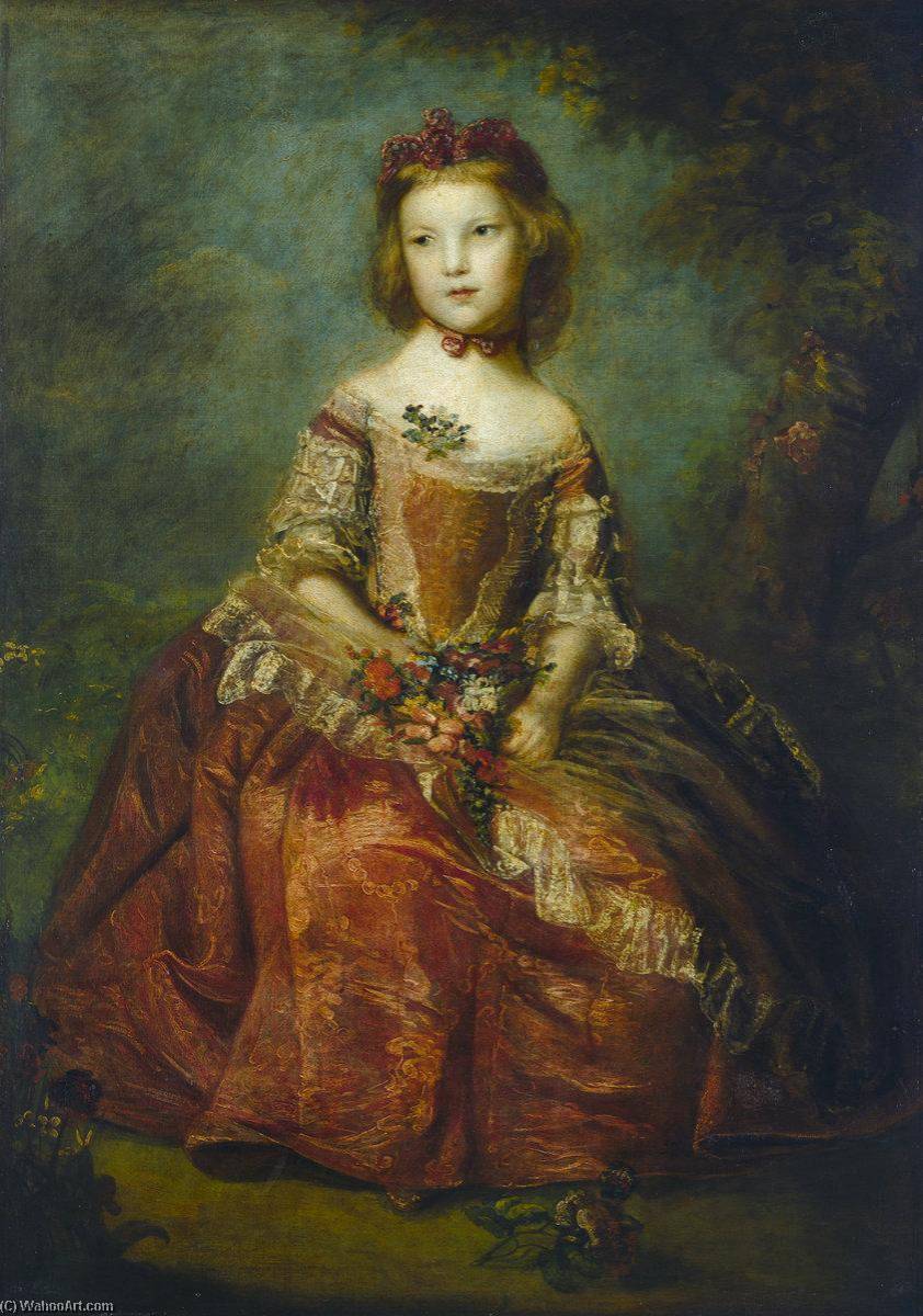 伊丽莎白夫人 `betty` 汉密尔顿, 1758 通过 joshua reynolds (1723